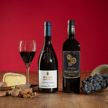 coffret vin rouge