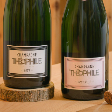coffret cadeau champagne brut et rosé