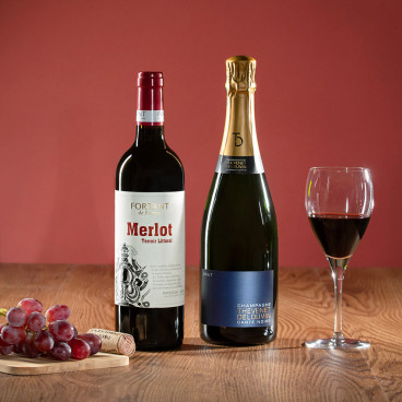 Boîte Caisse à Vin en Bois Cadeau Vintage Rouge Vin Champagne Coffret avec Poignée pour Mariage Cadeau danniversaire 
