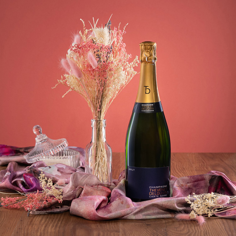 Livraison fleurs et champagne - Cadeau personnalisé