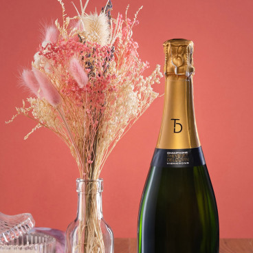 Livraison fleurs et champagne - Cadeau personnalisé